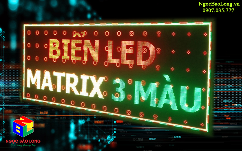 Bảng LED Matrix p10 3 màu